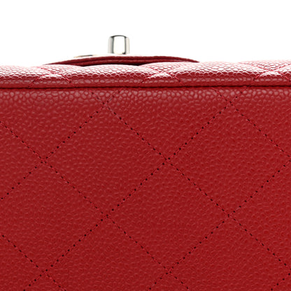 Chanel Caviar Quilted Maxi Single Flap Red 10 of 11