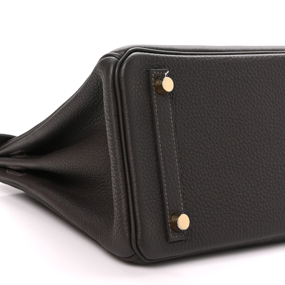 Hermes Togo Birkin 25 Bai Brun 12 of 14