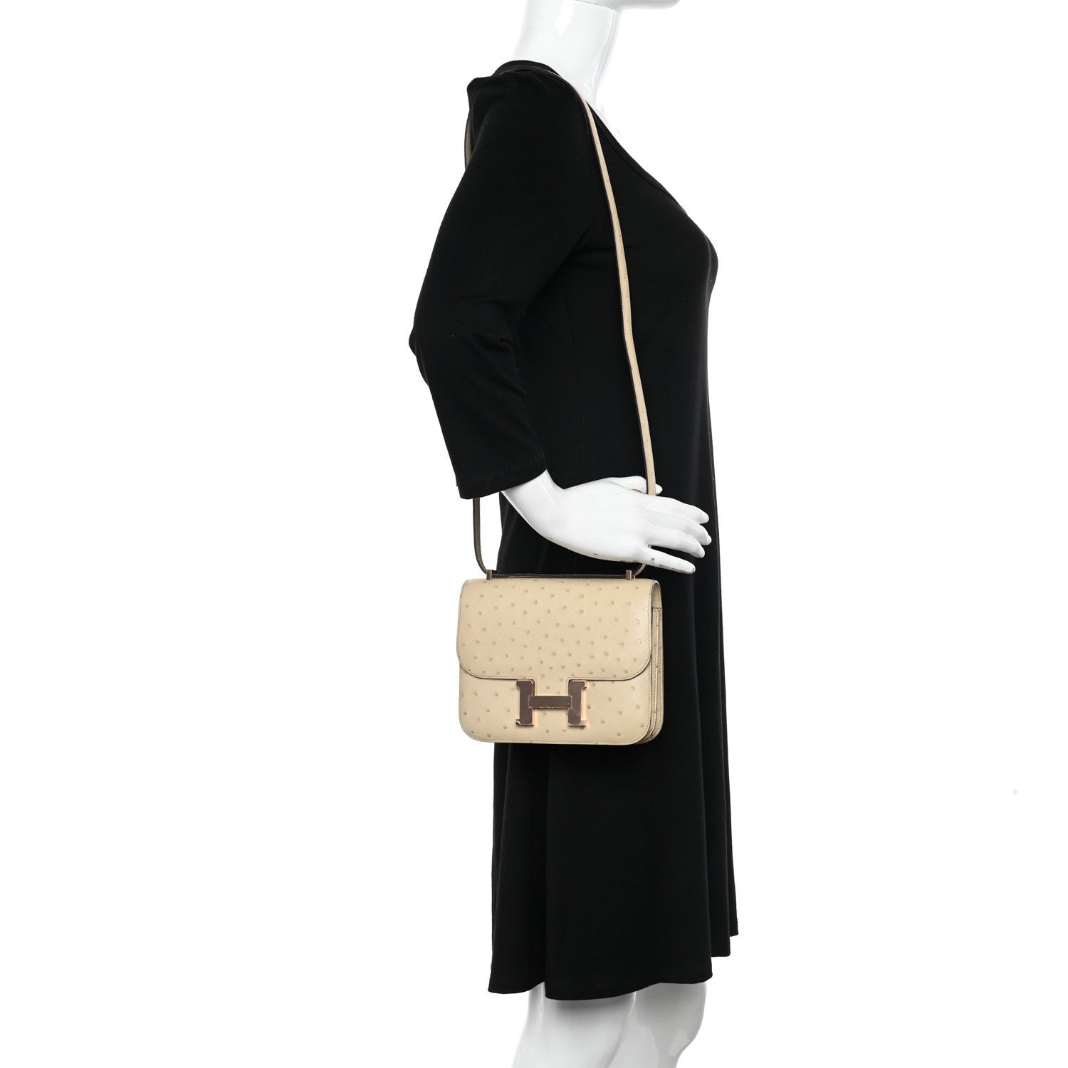 Hermes Ostrich Constance 18 Parchemin 2 of 11