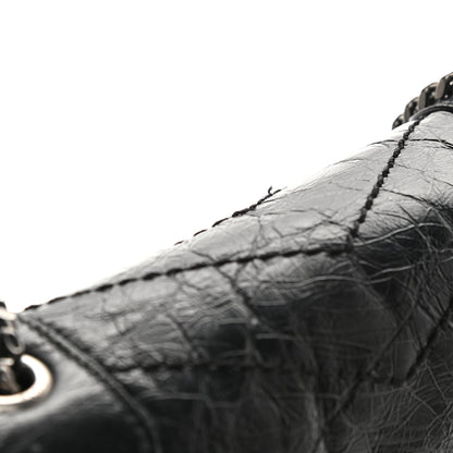 Saint Laurent Crinkled Calfskin Matelasse Monogram Niki Chain Wallet Black 10 of 10