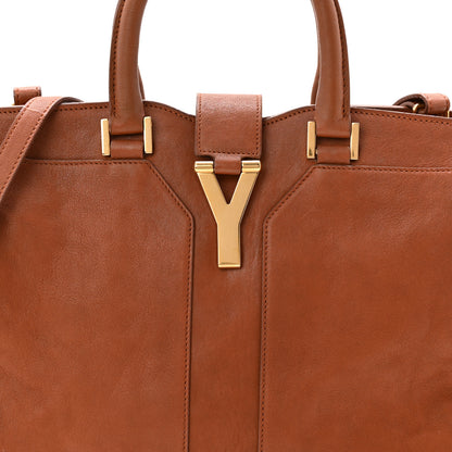Saint Laurent Sheepskin Small Cabas ChYc Brown 8 of 10
