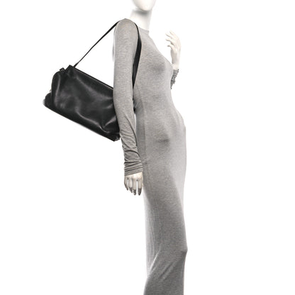 The Row Saddle Calfskin Sienna Shoulder Bag Black 2 of 9