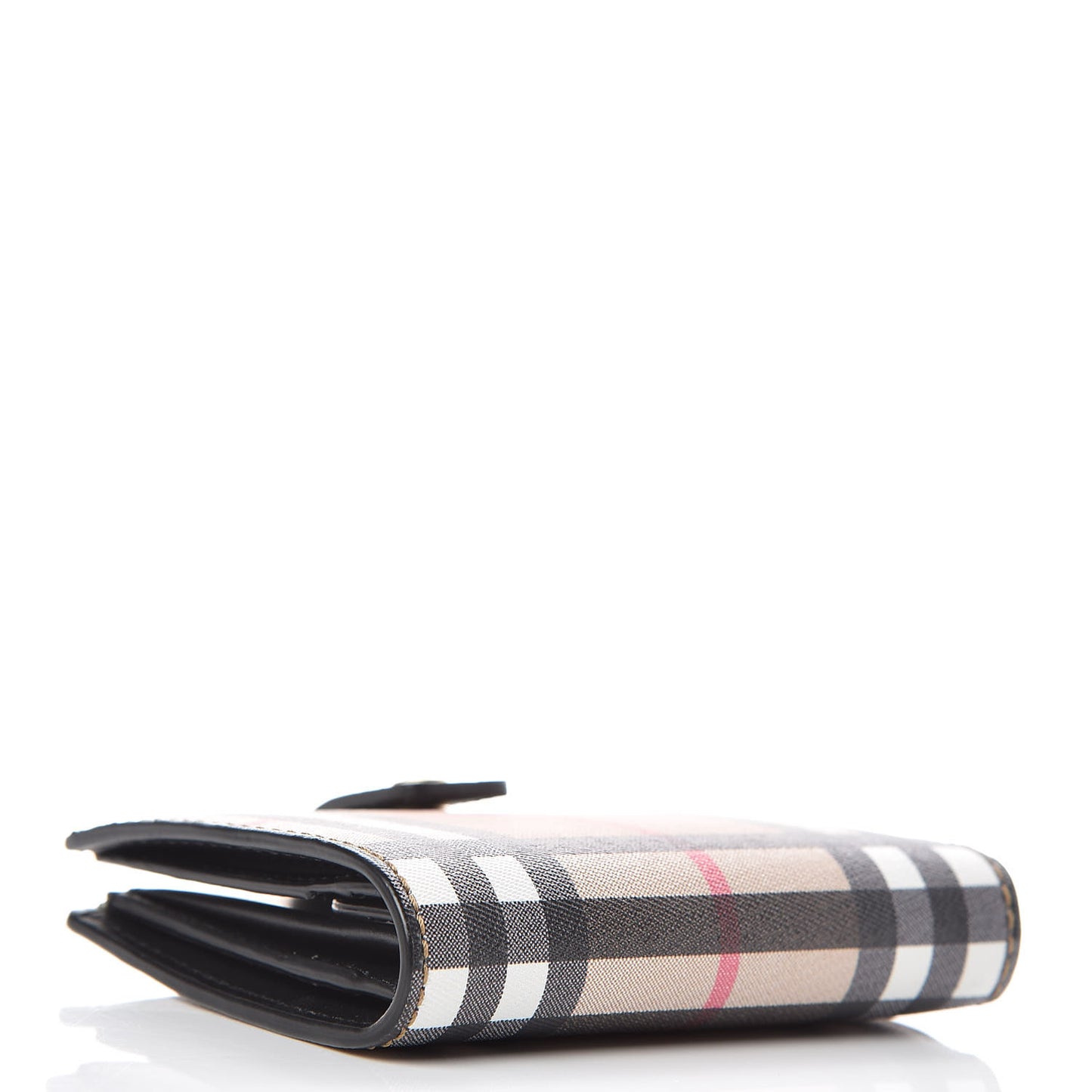 Vintage Check Folding Wallet Black