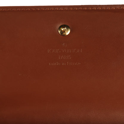Louis Vuitton Vernis Porte Tresor International Wallet Bronze 10 of 10