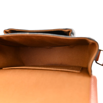 Celine Triomphe Canvas Medium Folco Bag Tan 5 of 11