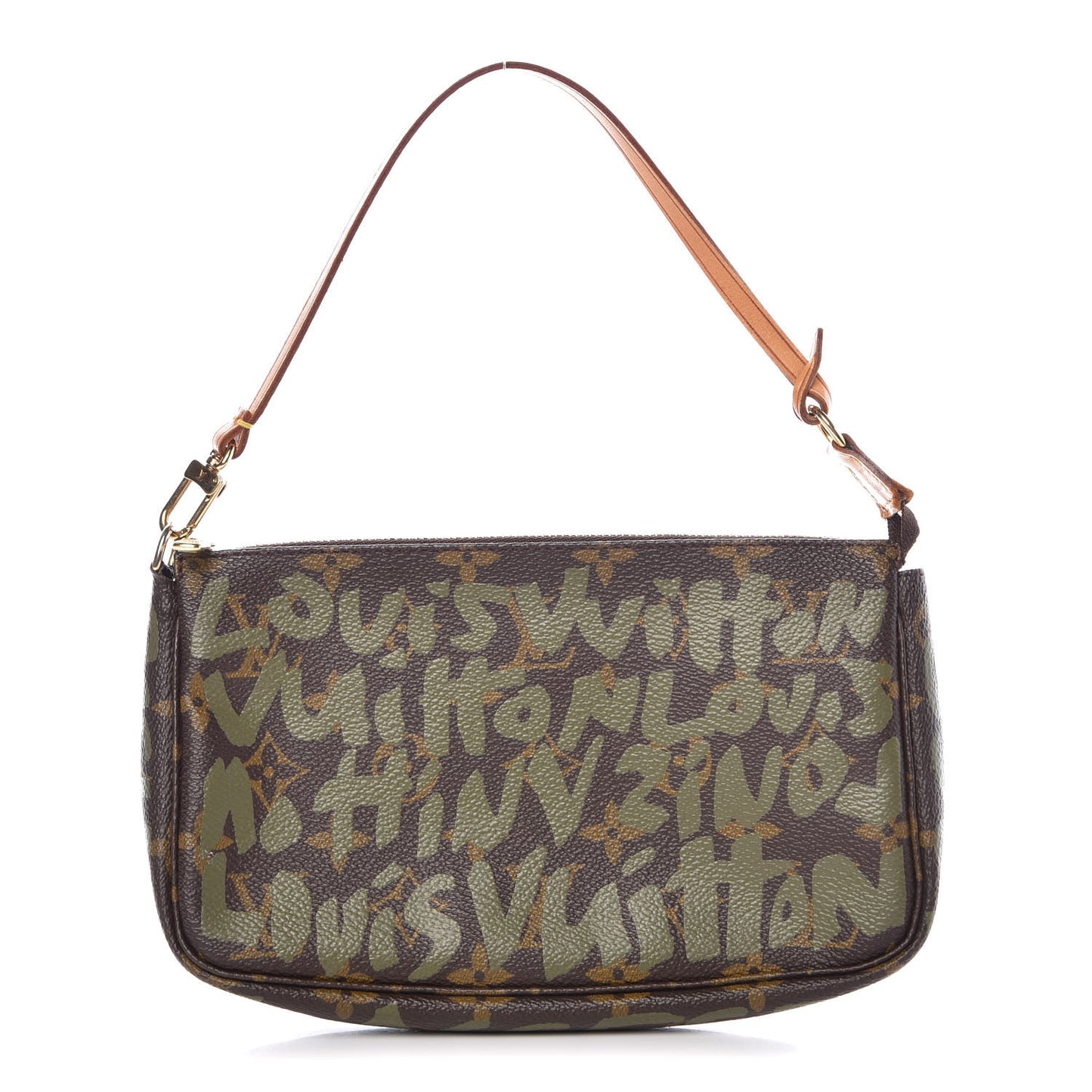 Monogram Graffiti Pochette Accessories Kaki