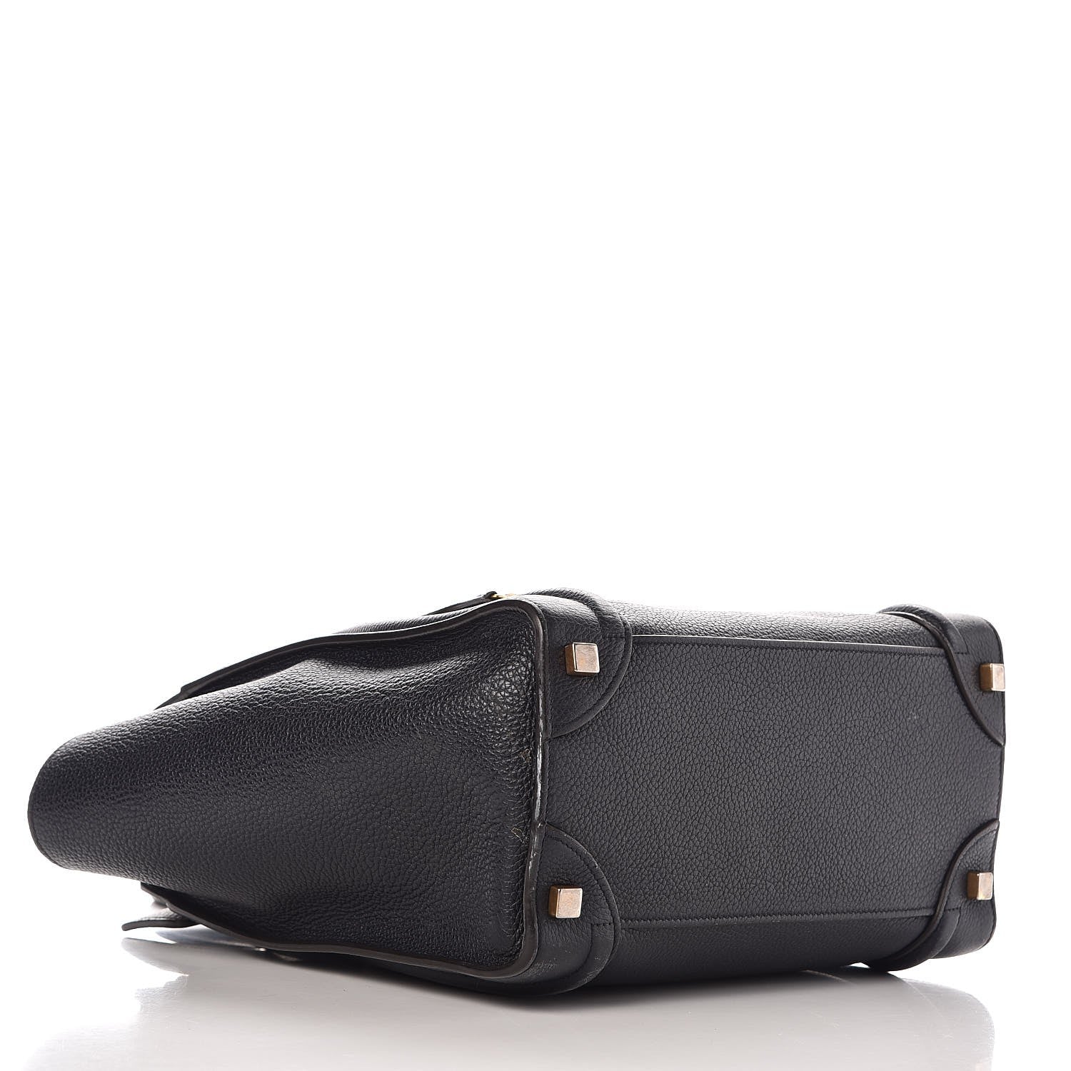 Celine Drummed Calfskin Micro Luggage Black 4 of 31
