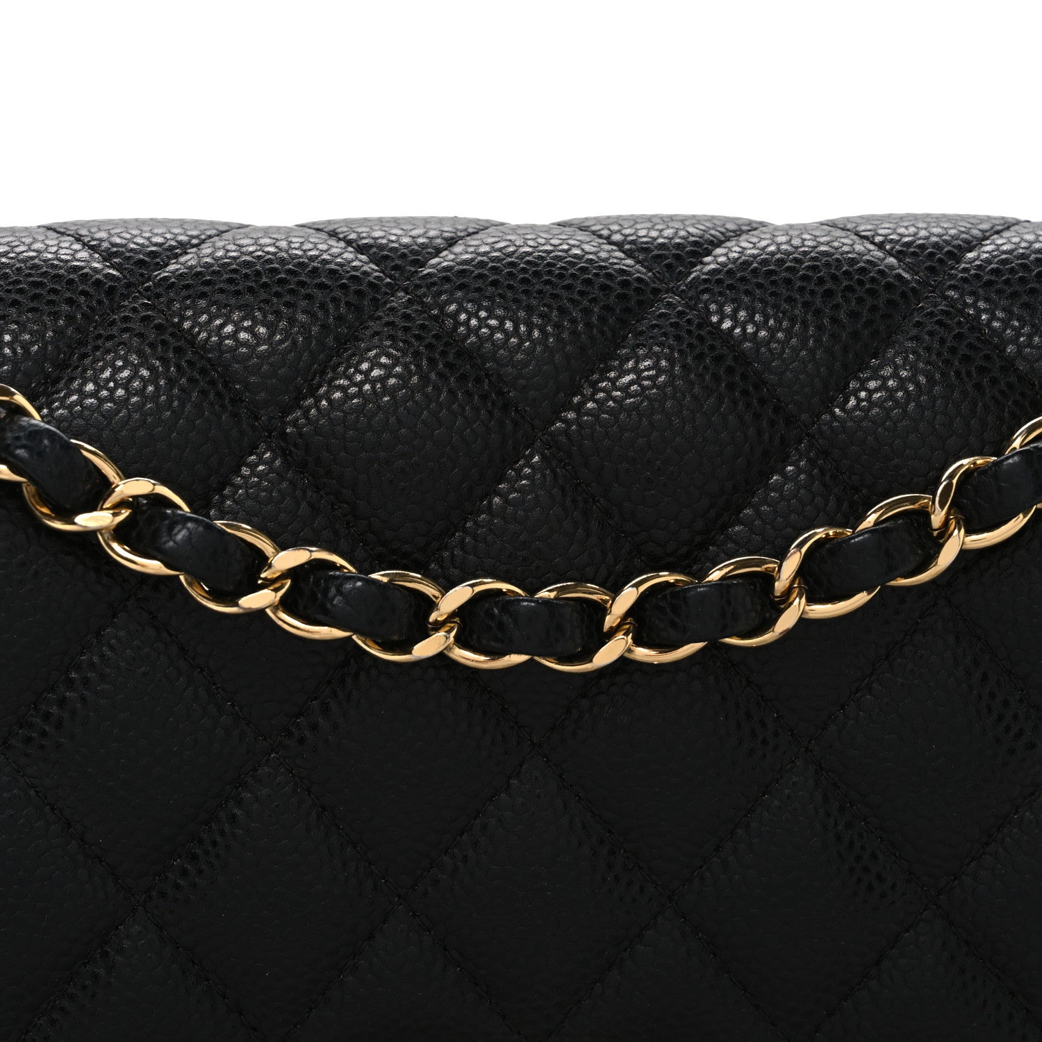 Chanel Caviar Quilted Medium Double Flap Black 8 of 10