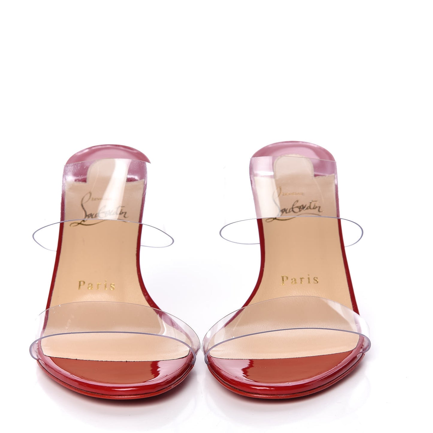 Patent PVC Just Nothing 85 Slide Sandals 36.5 Red