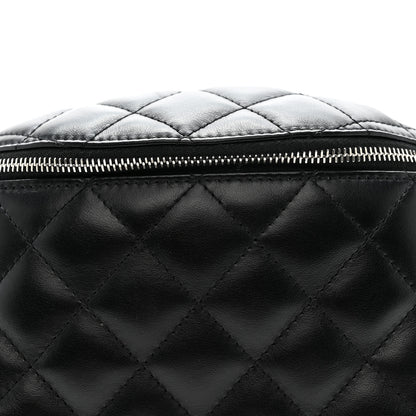 Chanel Lambskin Quilted Waist Belt Bag Black 8 of 10