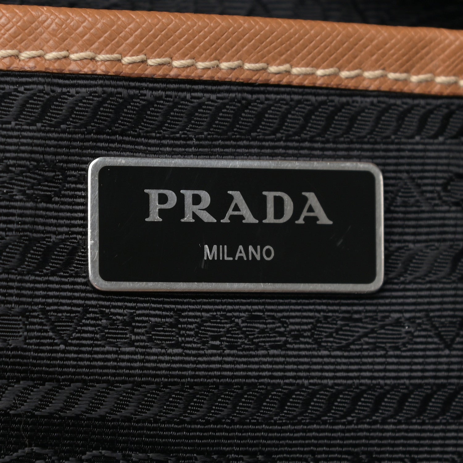 Prada Tessuto Nylon Messenger Bag Bruciato 7 of 11