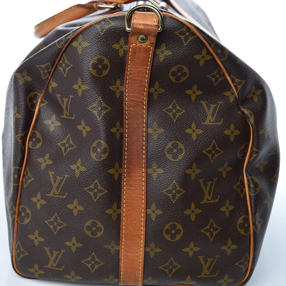 Louis Vuitton Monogram Keepall Bandouliere 55 22 of 26