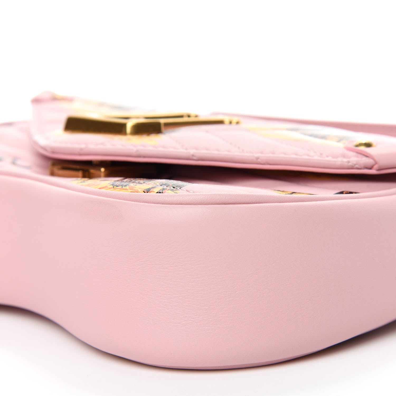 Louis Vuitton Calfskin Leopard Print New Wave Chain PM Light Pink 7 of 10
