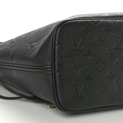 Louis Vuitton Empreinte Monogram Giant Neverfull MM Black 9 of 10