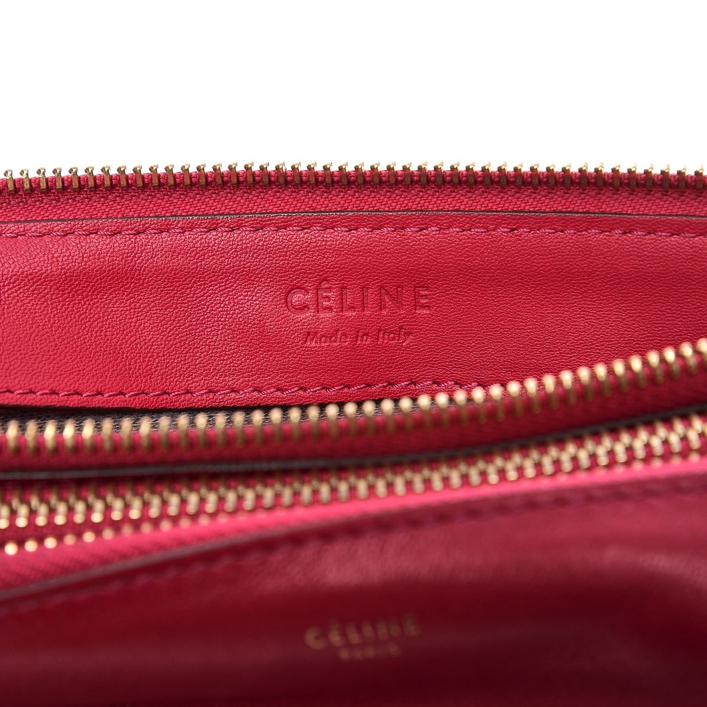 Lambskin Small Trio Crossbody Bag Fuchsia