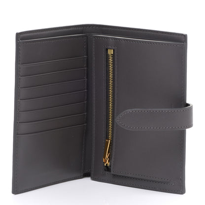 Celine Grained Calfskin Medium Multifunction Strap Wallet Grey 5 of 9