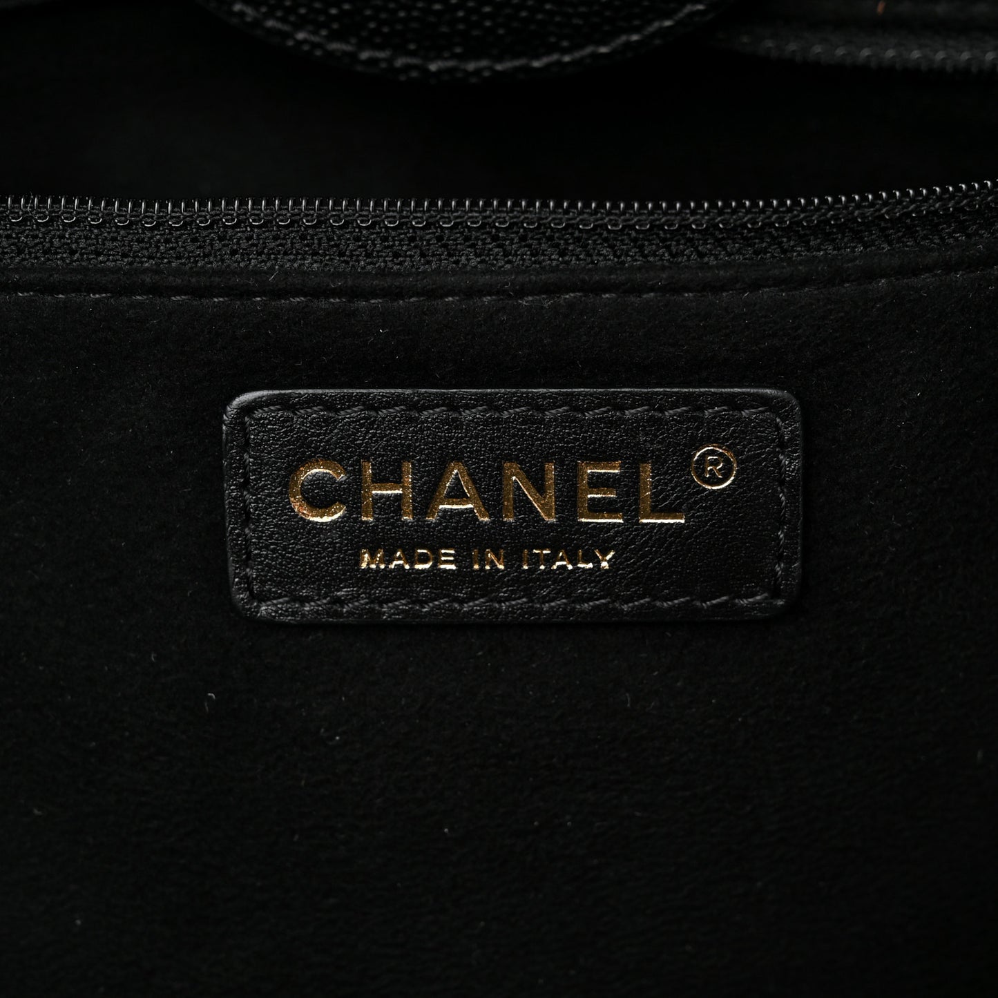 Caviar Small Studded Deauville Tote Black