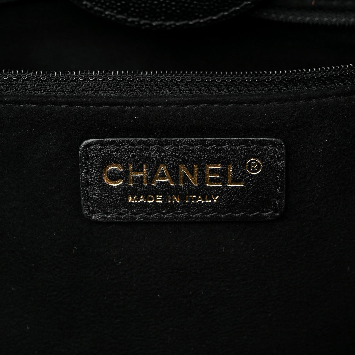 Chanel Caviar Small Studded Deauville Tote Black 6 of 12