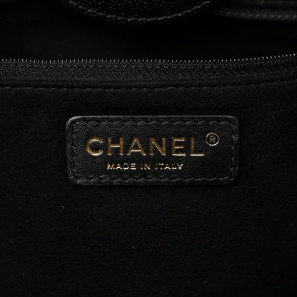 Chanel Caviar Small Studded Deauville Tote Black 6 of 12