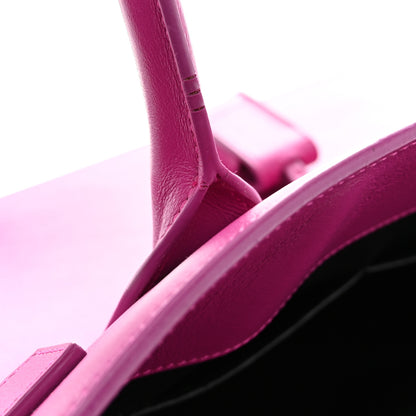 Saint Laurent Calfskin Small Sac De Jour Electric Pink 11 of 12