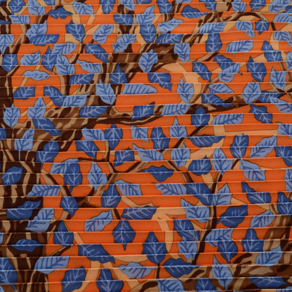 Hermes Silk Plisse Axis Mundi Tree Scarf 90 1 of 7