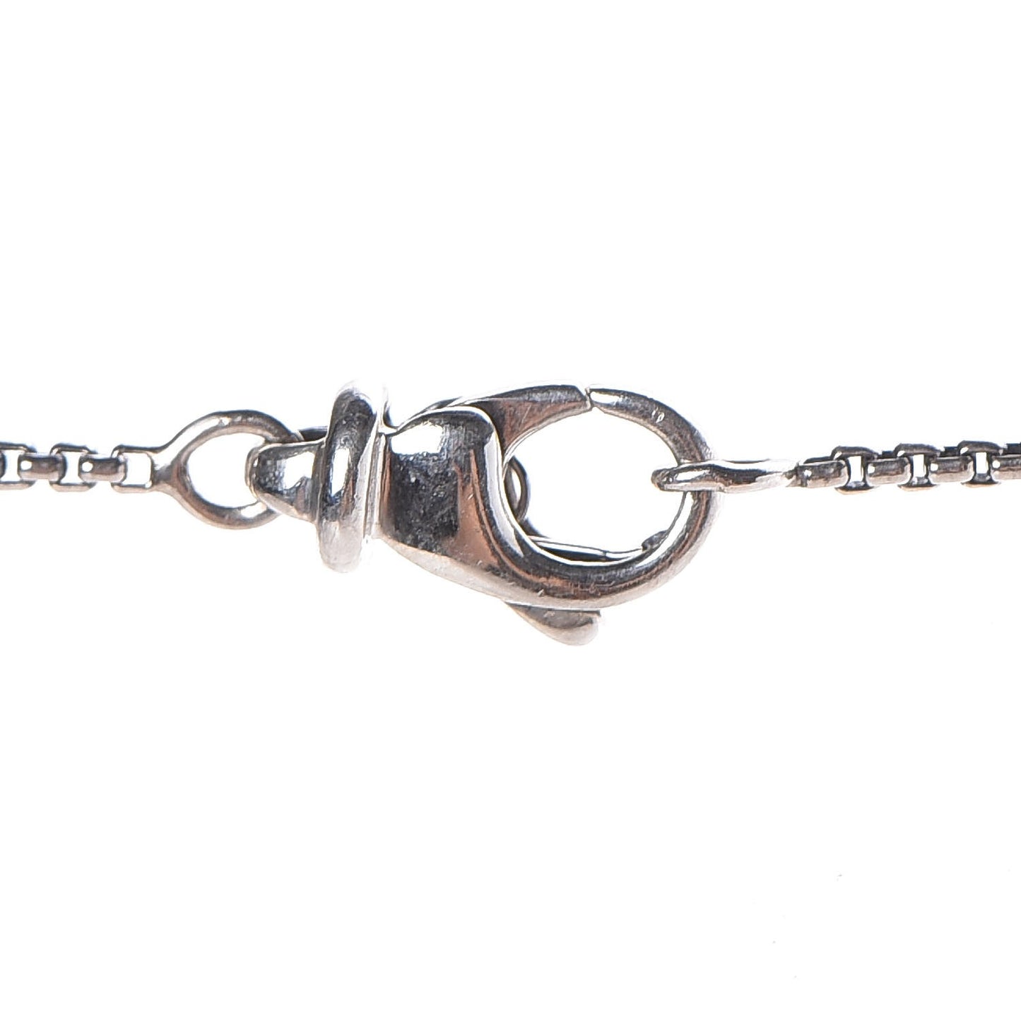 Sterling Silver Diamond Quatrefoil Pendant Necklace