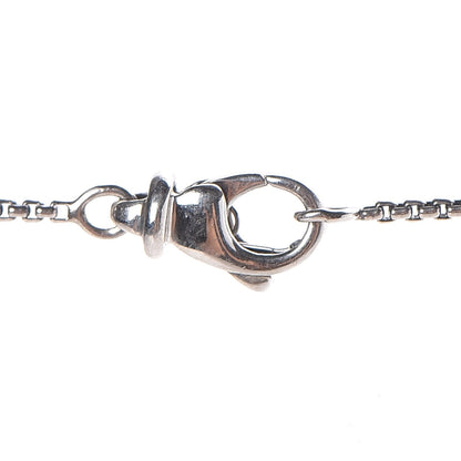 David Yurman Sterling Silver Diamond Quatrefoil Pendant Necklace 5 of 5