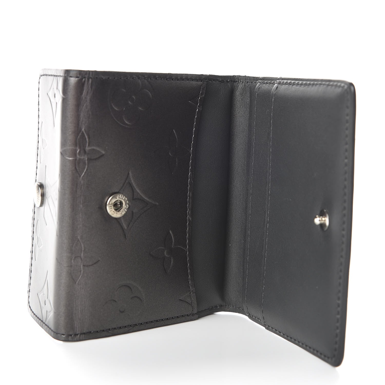 Louis Vuitton Mat Monogram Ludlow Wallet Black 5 of 6