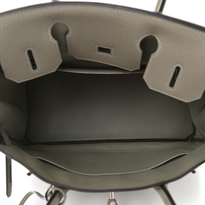 Hermes Taurillon Clemence Birkin 30 Sauge 5 of 10