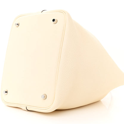 Hermes Taurillon Clemence Picotin Lock 22 MM Nata 10 of 15