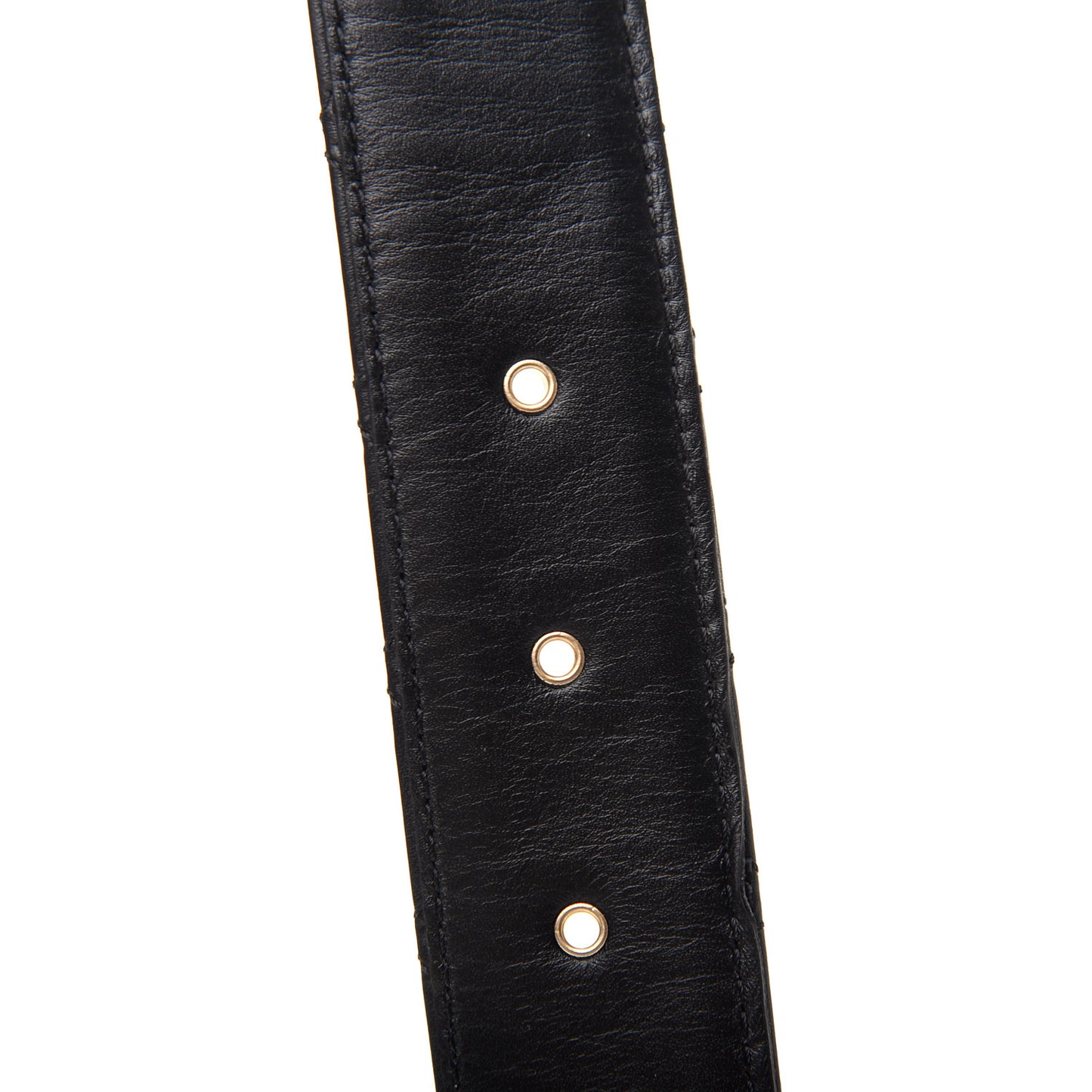 Lambskin Quilted CC Chain Belt 75 30 Black