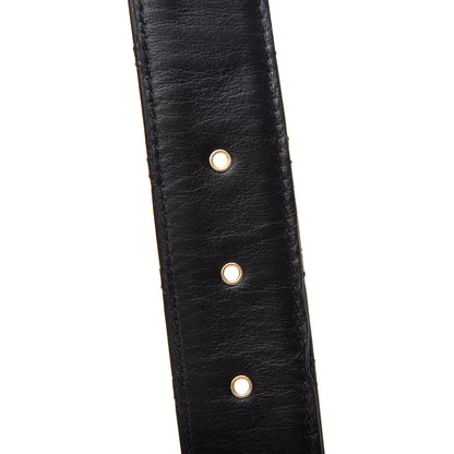 Chanel Lambskin Quilted CC Chain Belt 75 30 Black 6 of 6