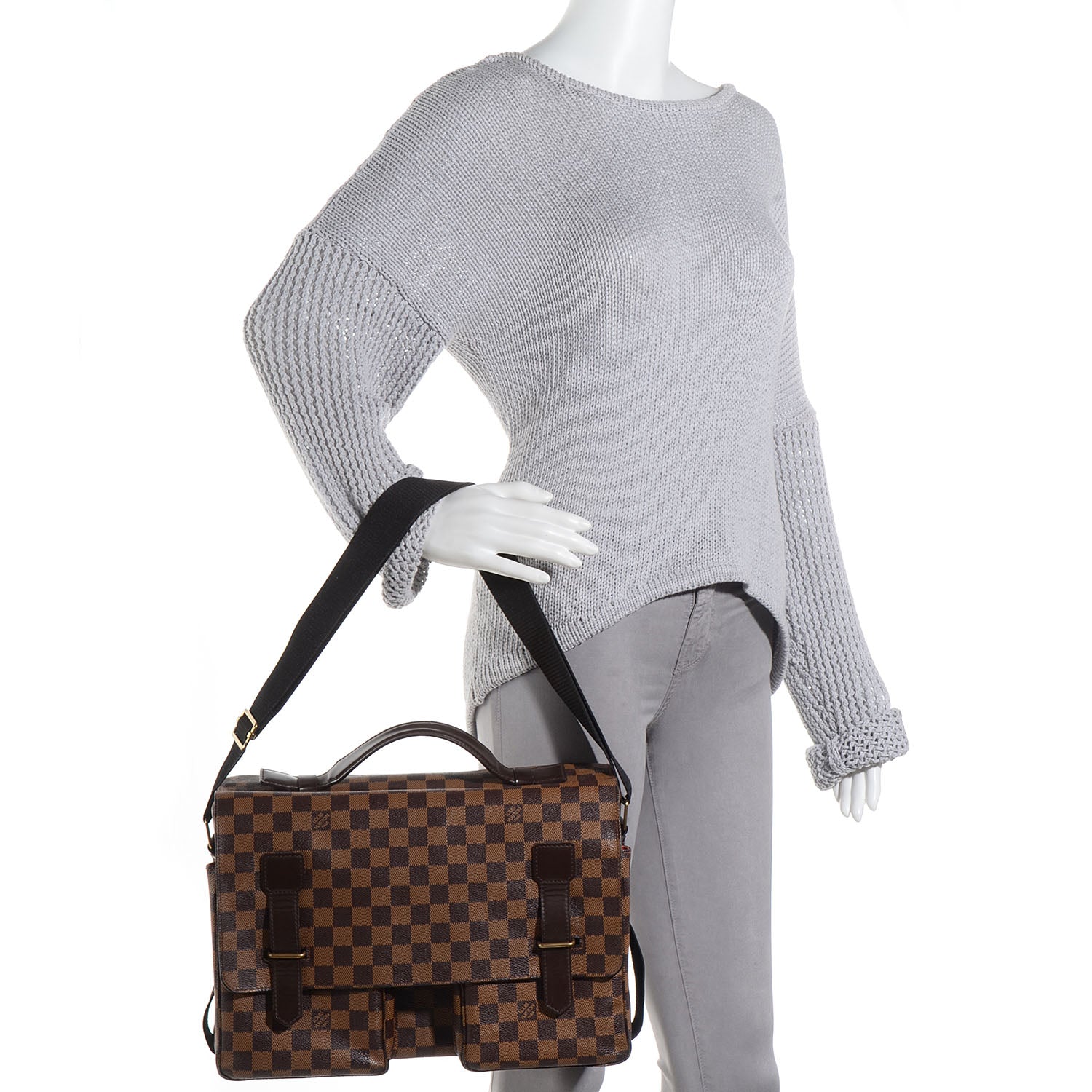 Louis Vuitton Damier Ebene Broadway Messenger Bag 2 of 8