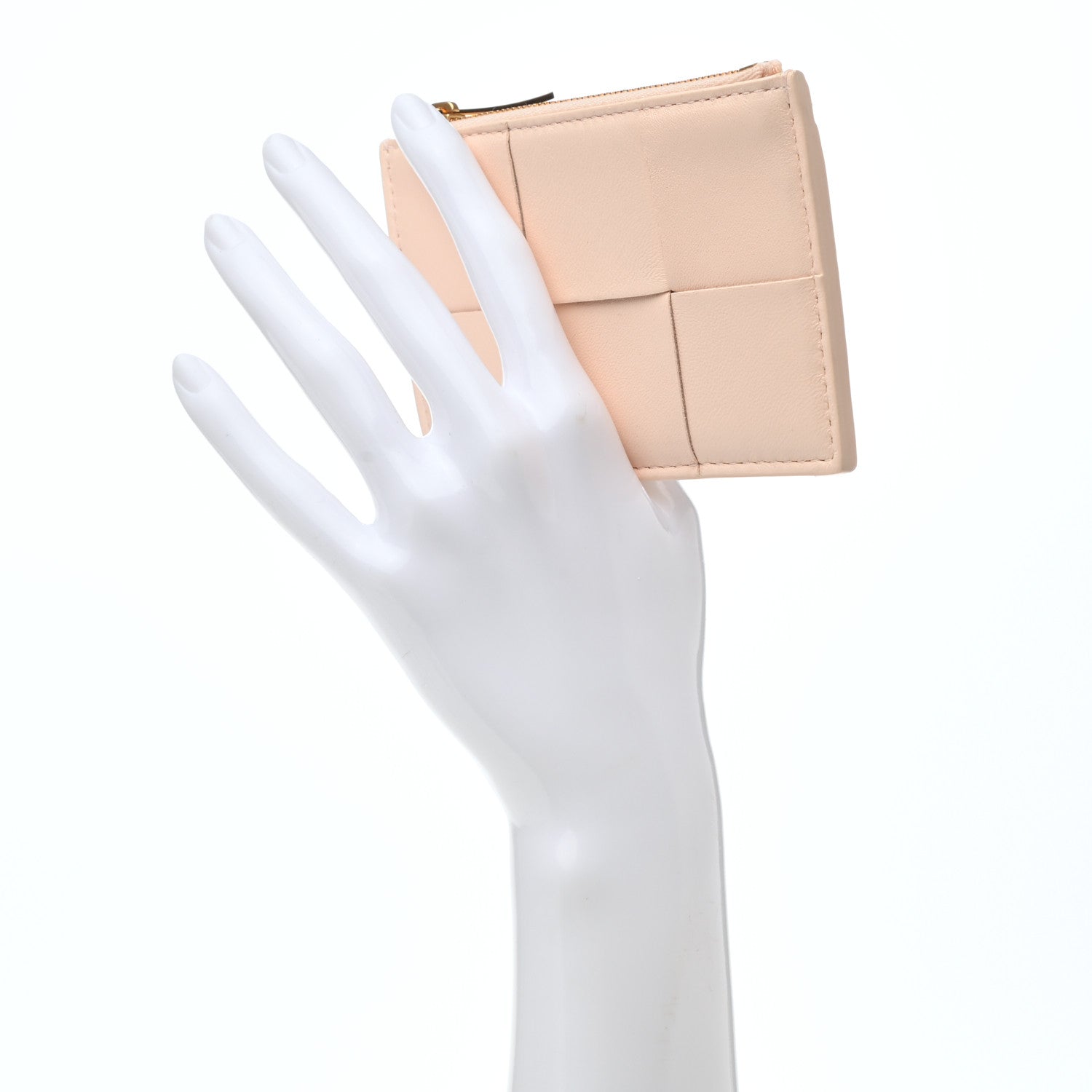 Bottega Veneta Nappa Maxi Intrecciato Card Holder Melon Washed 2 of 6