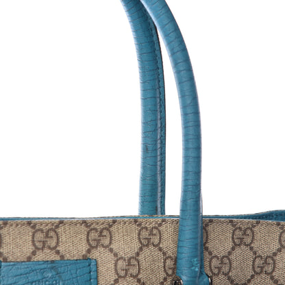 Gucci GG Plus Monogram Small Vertical Tote Turquoise 26 of 26