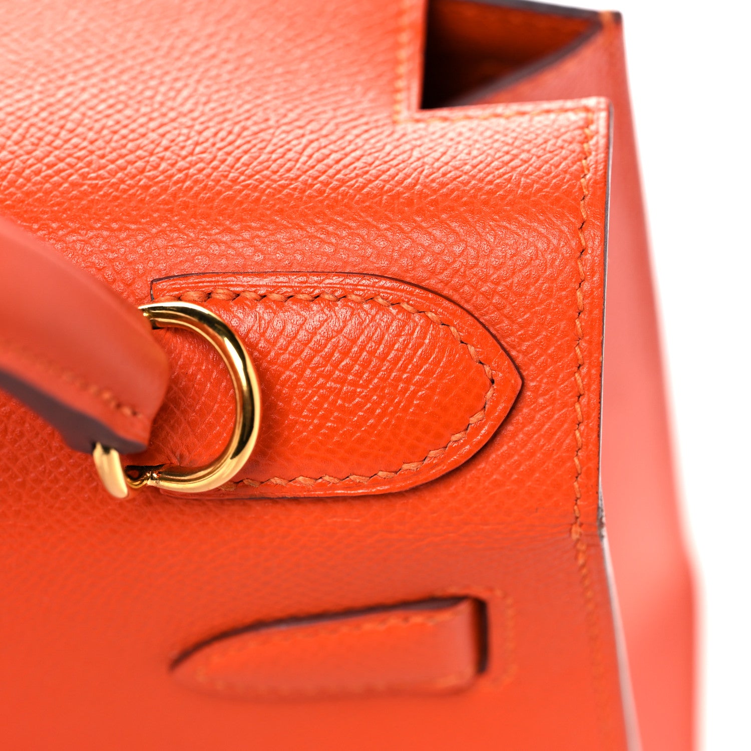 Hermes Epsom Kelly Sellier 28 Orange Poppy 9 of 42