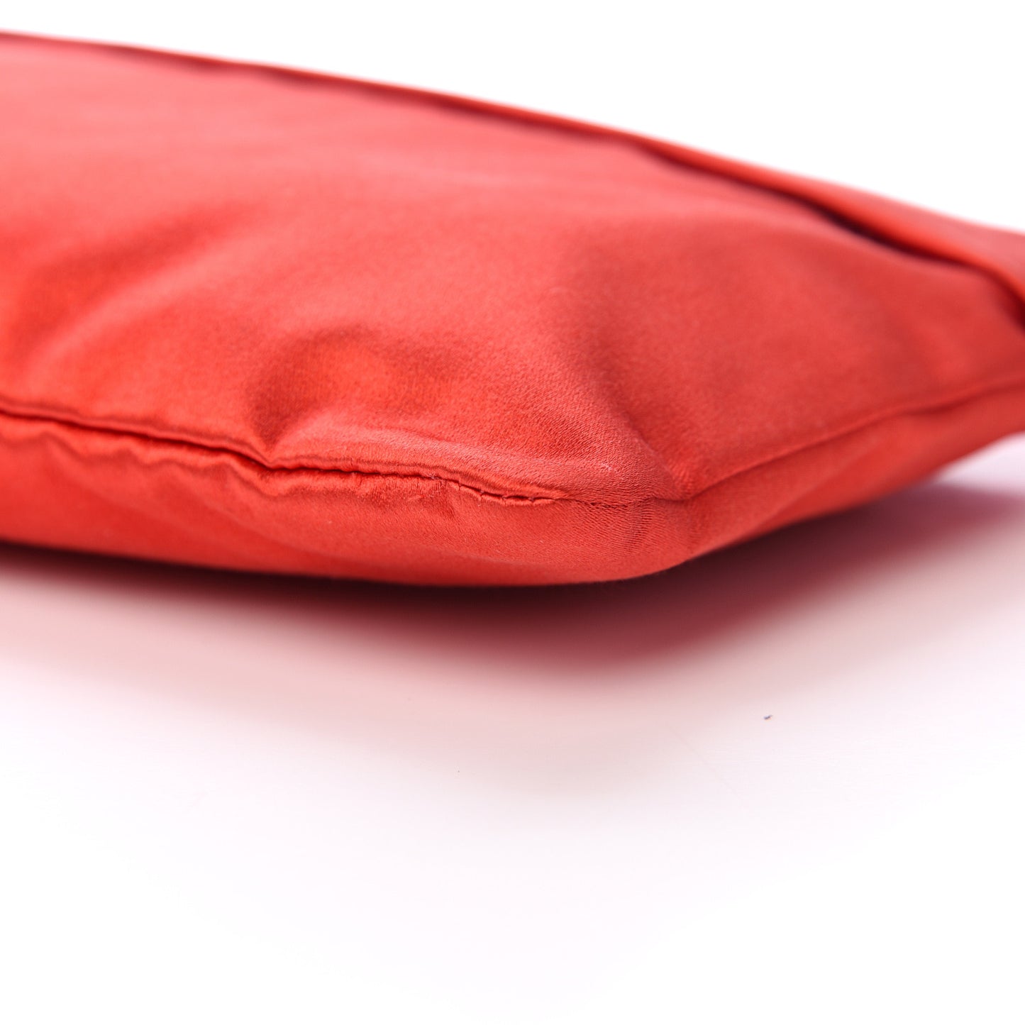 Satin Evening Clutch Fuoco