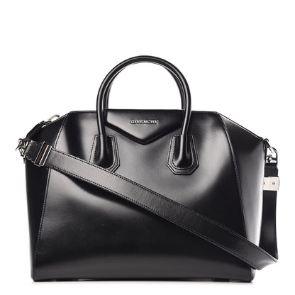 Givenchy Shiny Lord Calfskin Medium Antigona Black 1 of 16