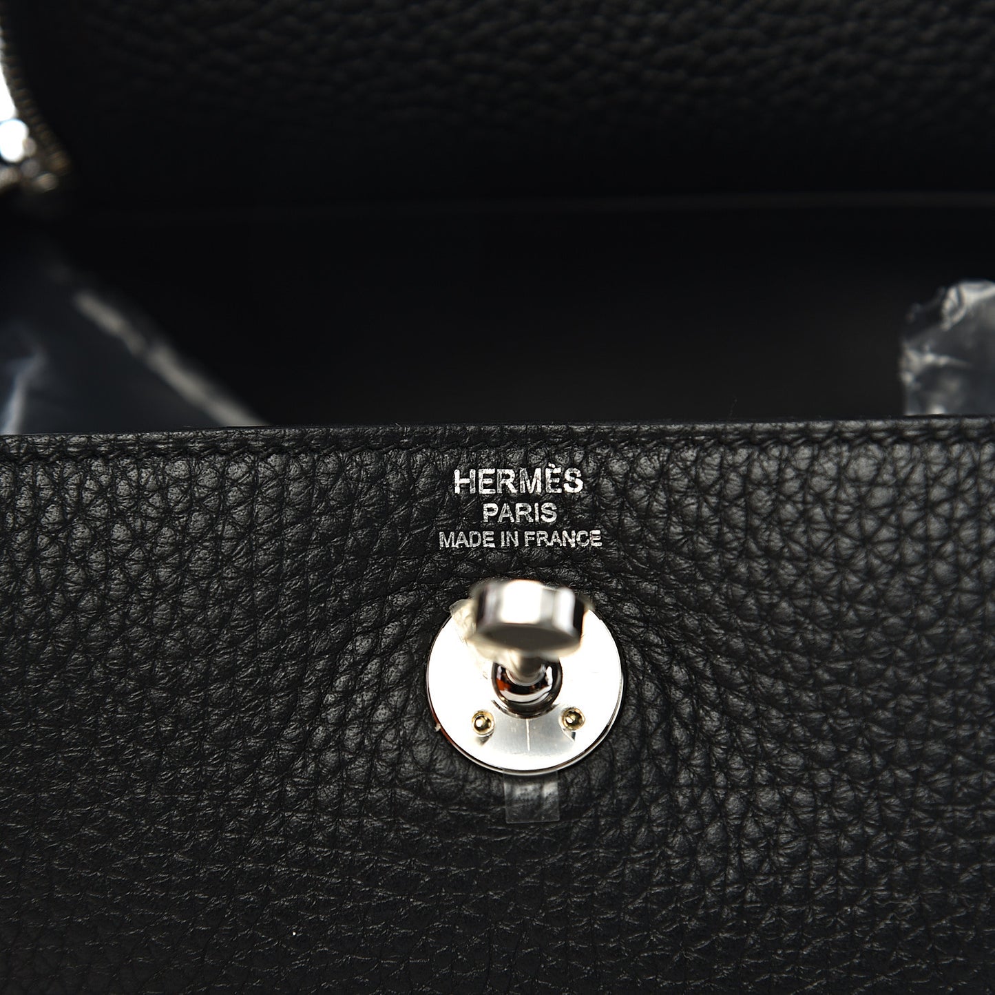 Taurillon Clemence Mini Lindy 20 Black