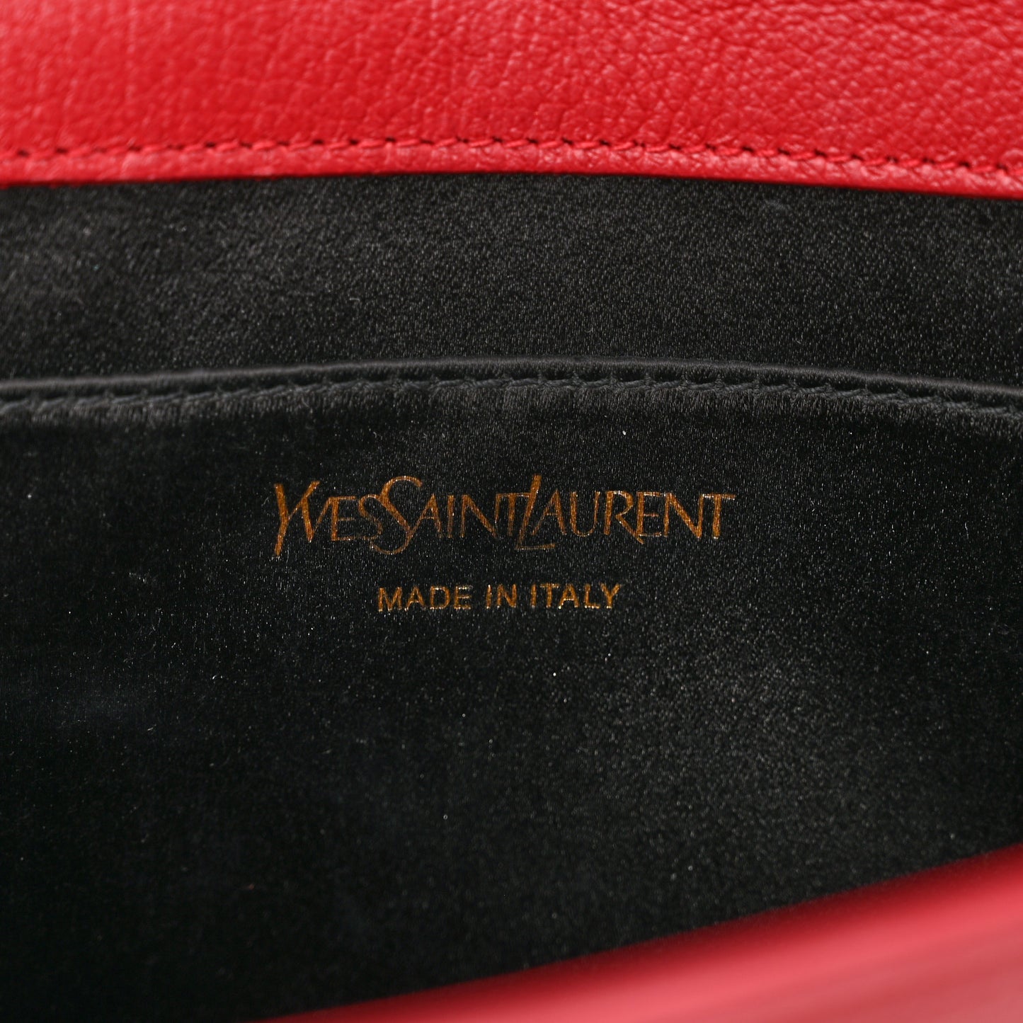 Calfskin Monogram Large Belle De Jour Clutch Red