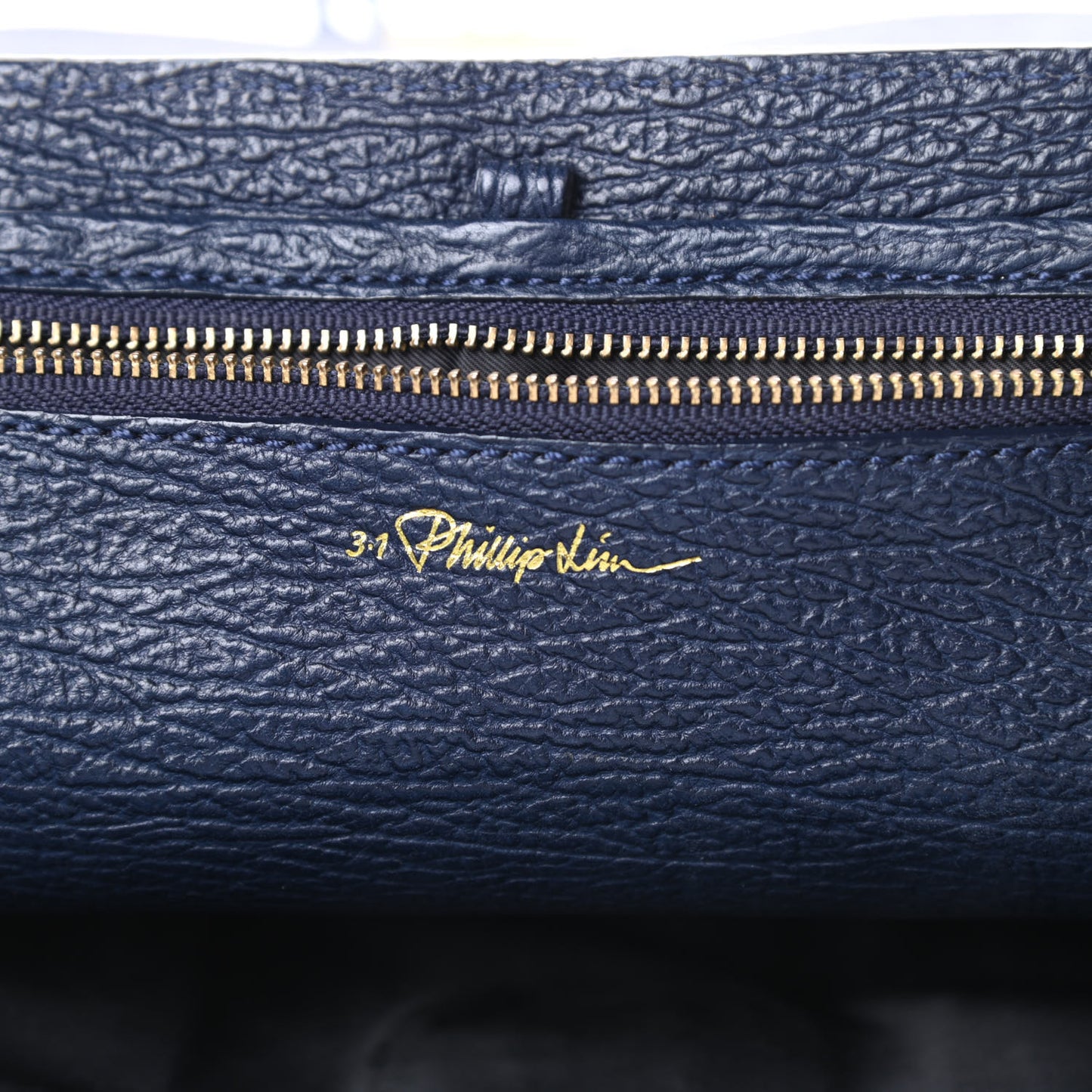 Textured Calfskin Large Pashli Satchel Ink