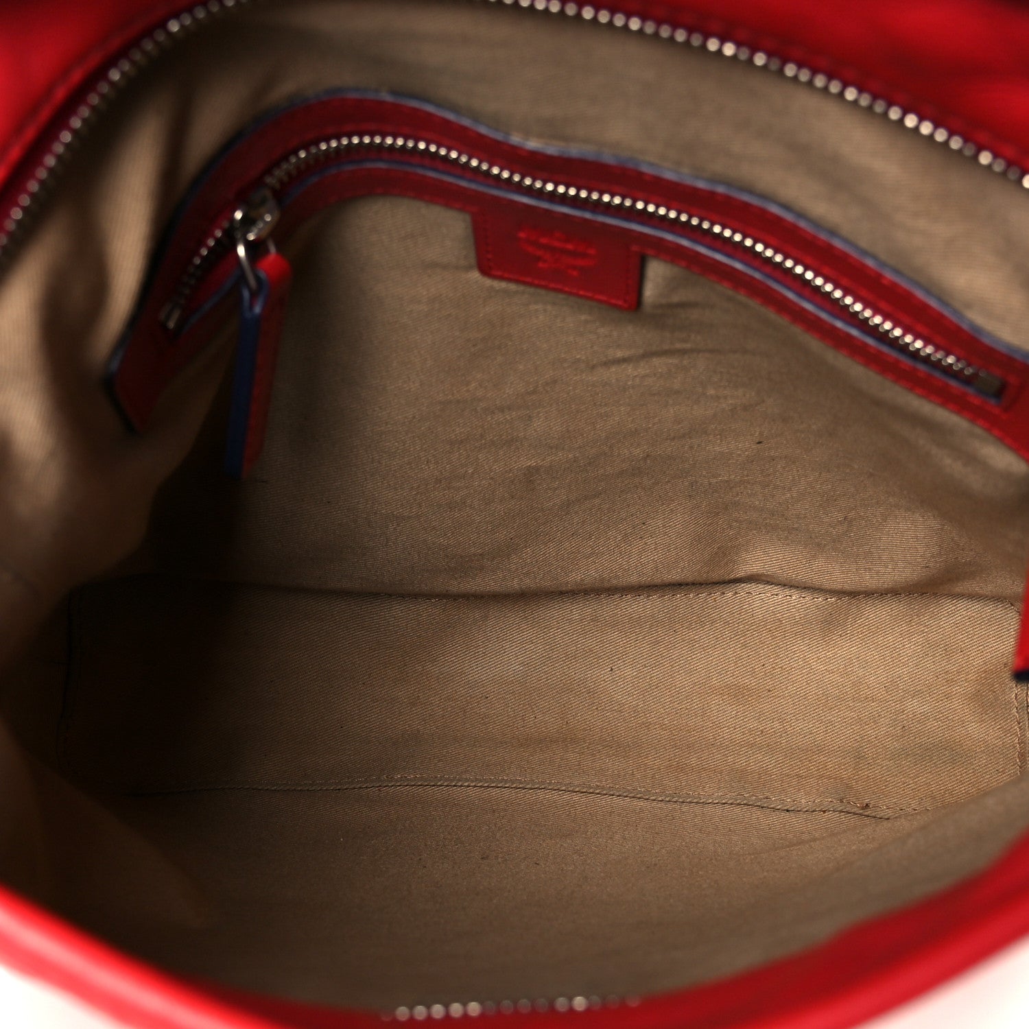 MCM Visetos Crossbody Messenger Red 5 of 11