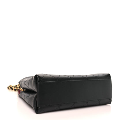 Chanel Calfskin Chic Lady Small Shopping Tote Black 4 of 11