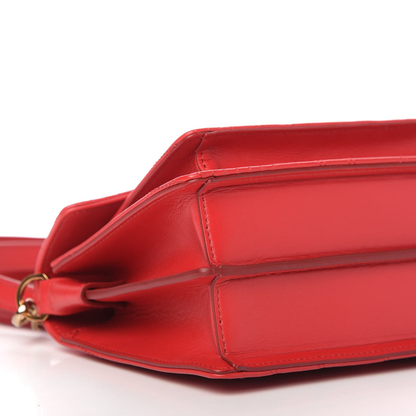 Lambskin Quilted Small Patricia Crossbody Bag Ruby Red