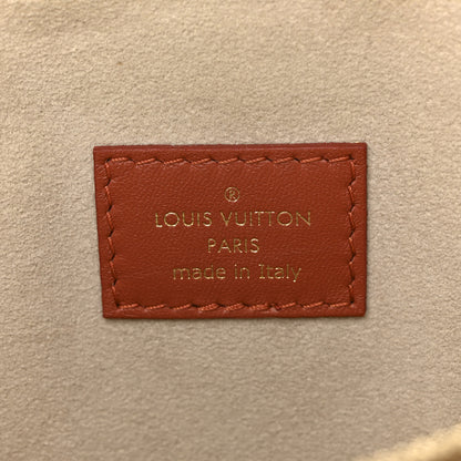 Louis Vuitton Lambskin Embossed Monogram Coussin PM Terracotta Brown 8 of 9
