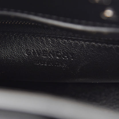 Givenchy Grained Calfskin Small Horizon Satchel Black 7 of 10