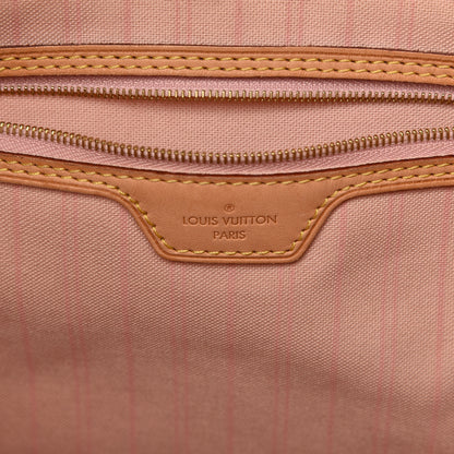 Louis Vuitton Damier Azur Delightful MM Rose Ballerine 6 of 18