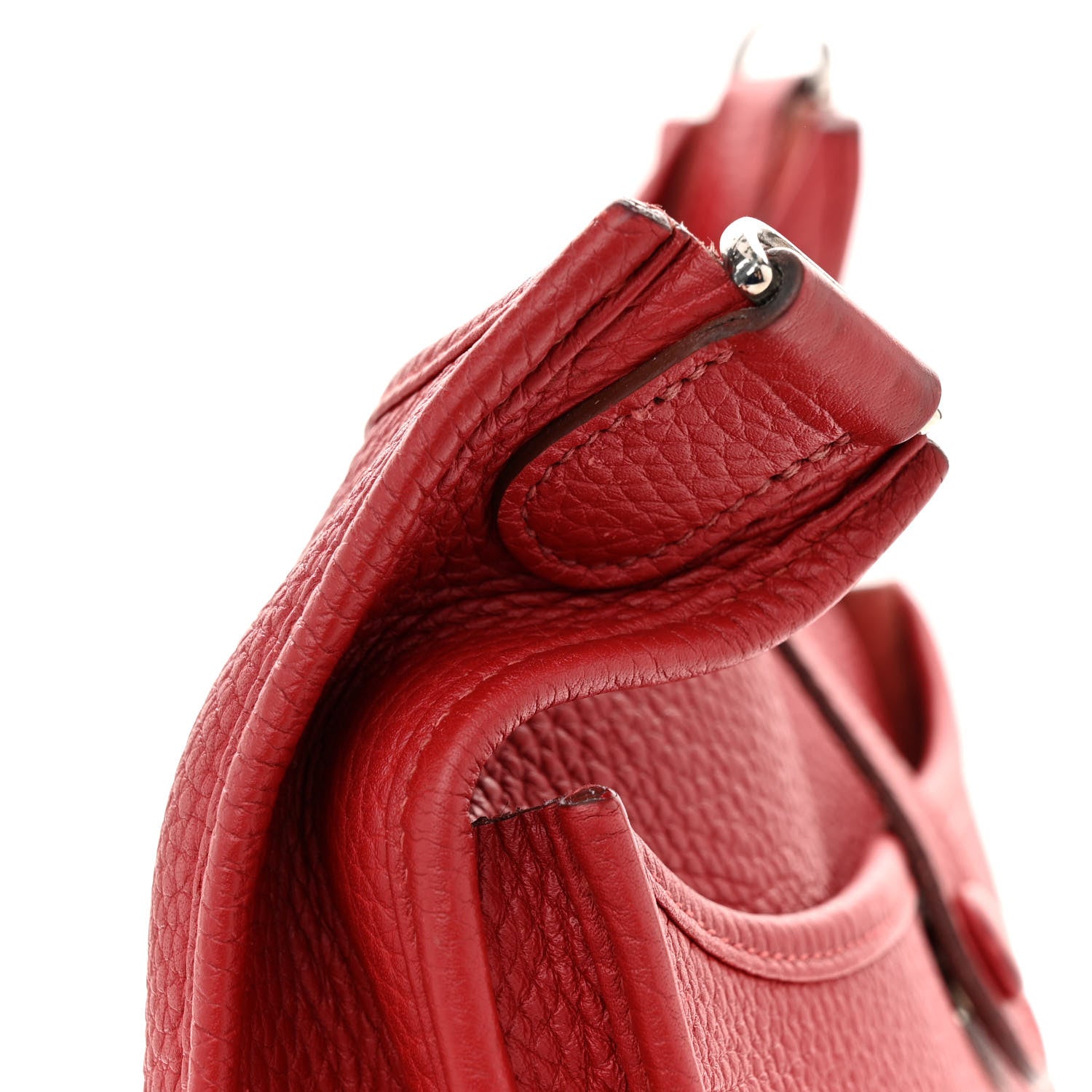 Hermes Taurillon Clemence Evelyne III PM Rubis 15 of 17