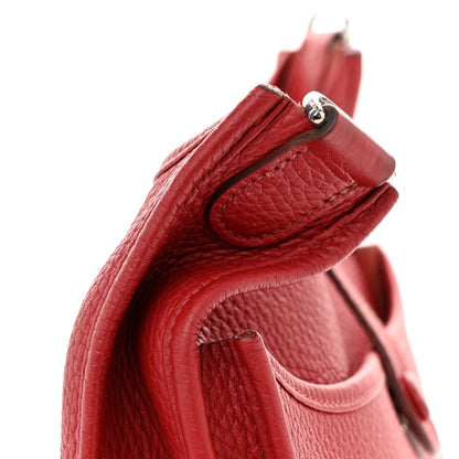 Hermes Taurillon Clemence Evelyne III PM Rubis 15 of 17