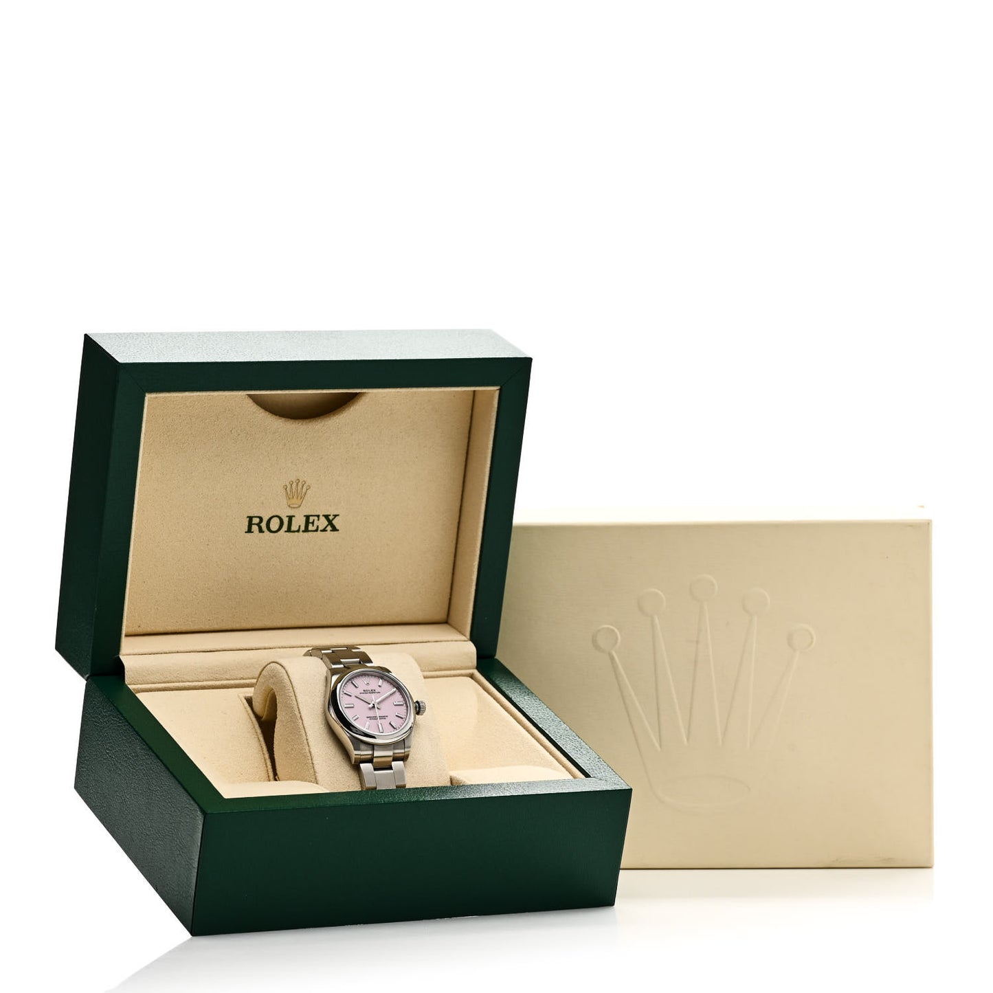 Stainless Steel 31mm Oyster Perpetual Watch Candy Pink 277200